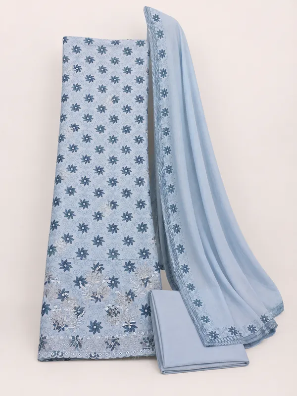Grey_Cotton_Unstitched_Kurta_Set_For_women