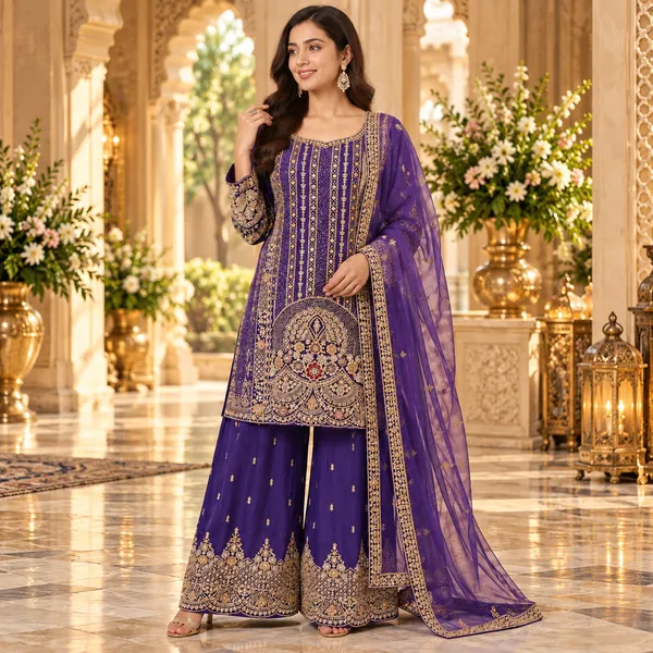 Purple_Vichitra_Full_Work_Plazo_Set_For_Women