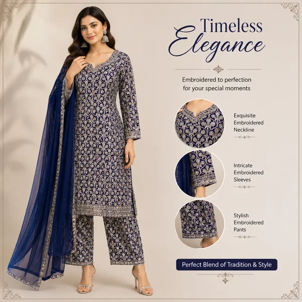Purple_Georgette_Kurta_Set_For_Women