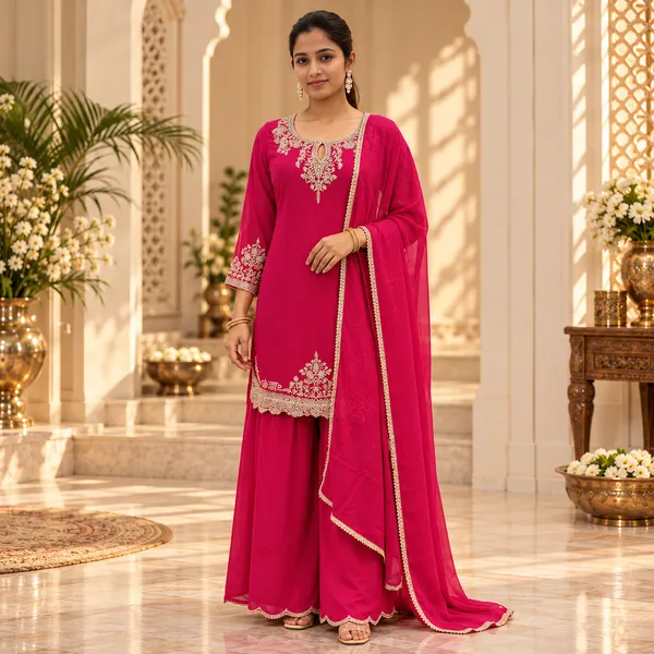 Rani_Pink_Plazo__Set_For_Women
