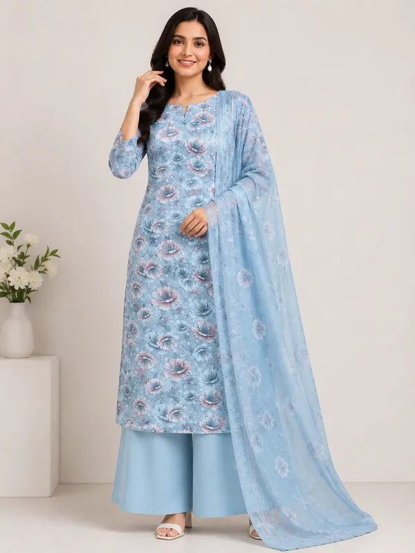 Light_Blue_Cotton_Unstitched_Kurta_Set_For_women