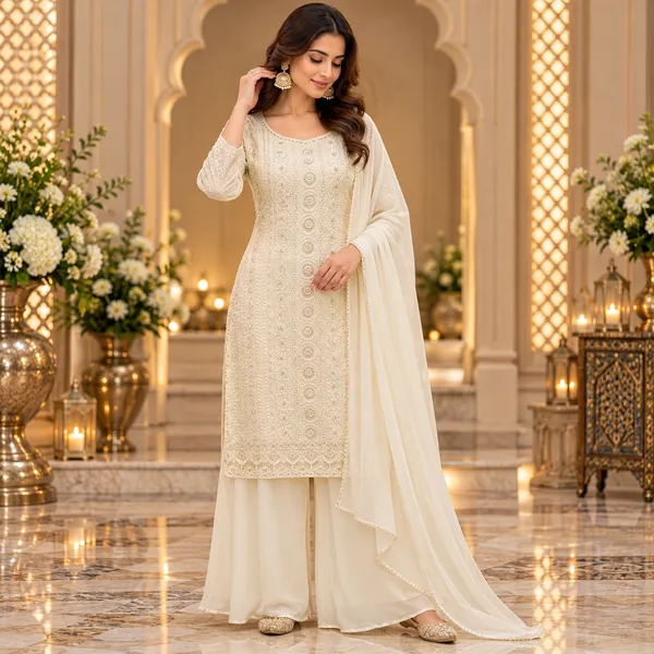 Cream_Beats_Work_Vichitra_Silk_Plazo_Set_For_Women