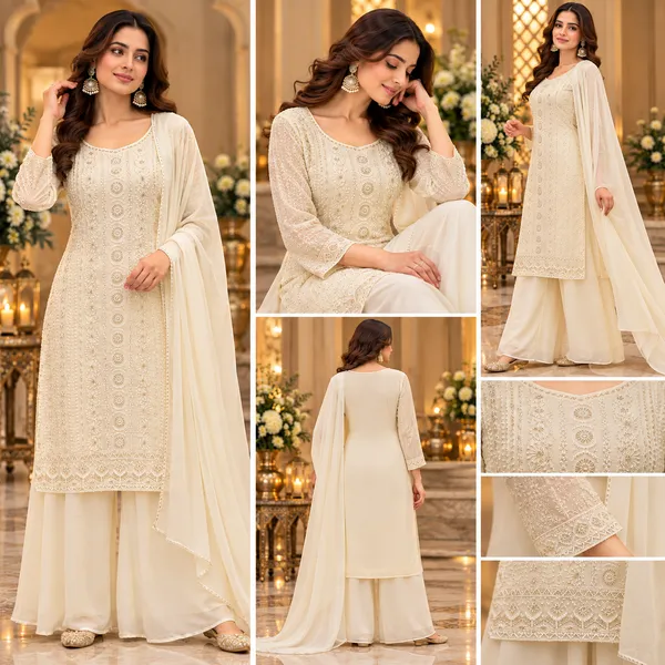 Cream_Beats_Work_Vichitra_Silk_Plazo_Set_For_Women