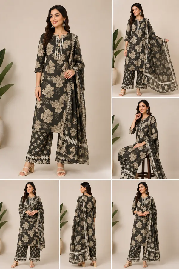 Grey_Cotton_Kurta_Set_For_Women
