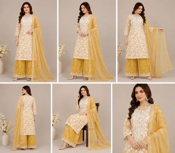 Peach_Cotton_Unstitched_Kurta_Set_For_women