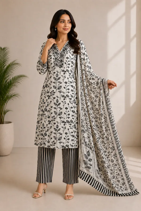White_Cotton_Kurta_Set_For_Women