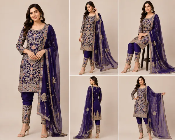 Purple_Georgette_Kurta_Set_For_Women