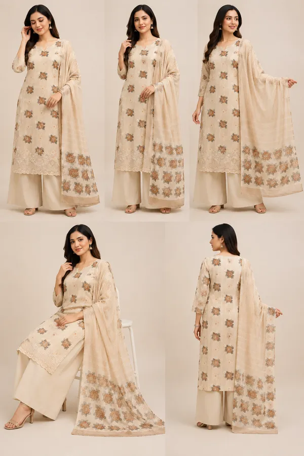 Beige_Cotton_Unstitched_Kurta_Set_For_women
