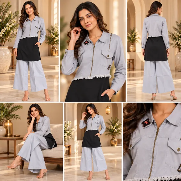 Denim__Co-Ord_Set_For_Women