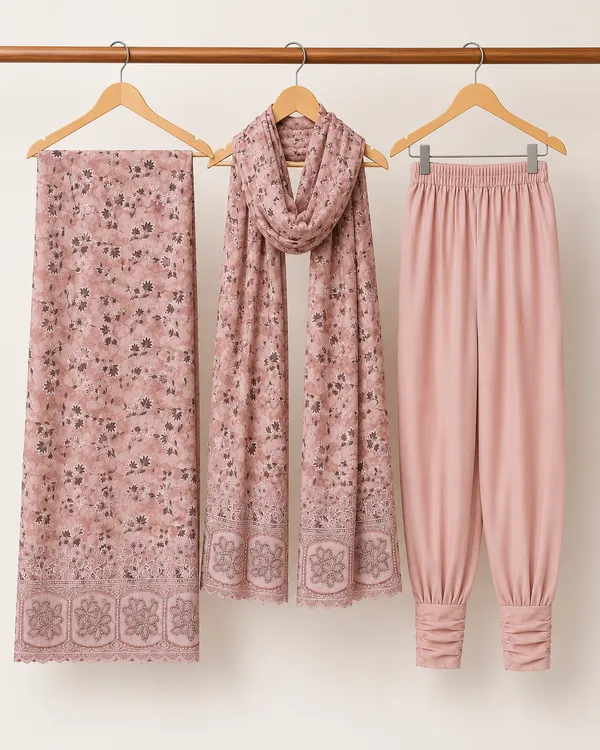 Pink_Cotton_Unstitched_Kurta_Set_For_women