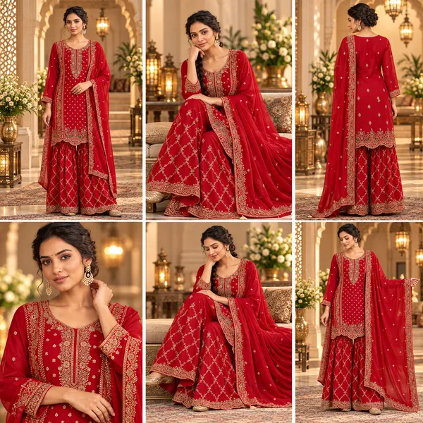 Burned_Orange_Georgette_Gharara_Set_For_Women