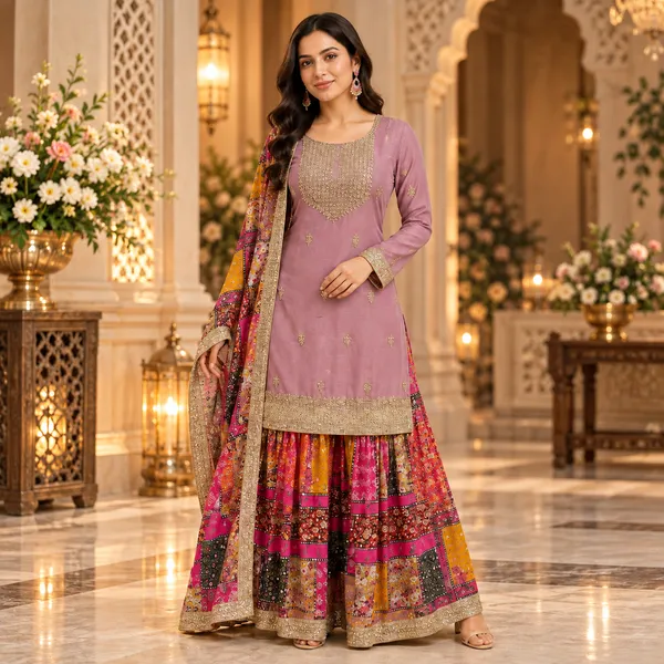 Lavender_Vichitra_Gharara_Set_For_Women