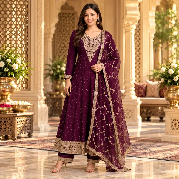 Wine_Vichitra_Anarakali_Set__For_Women