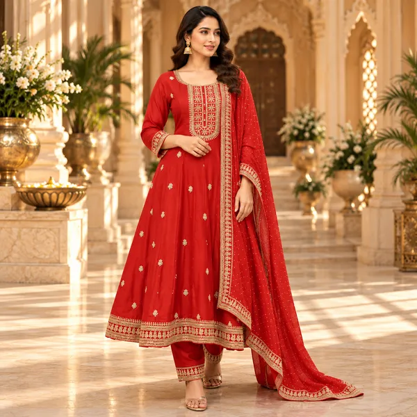 Burned_Orange_Anarkali_Set_For_Women