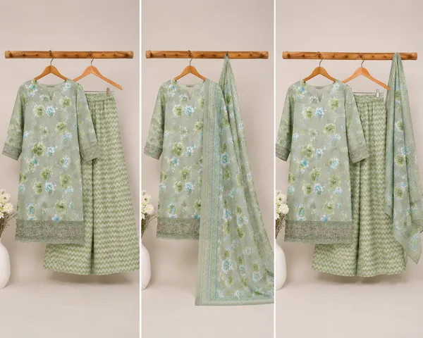 Green_Cotton_Unstitched_Kurta_Set_For_women