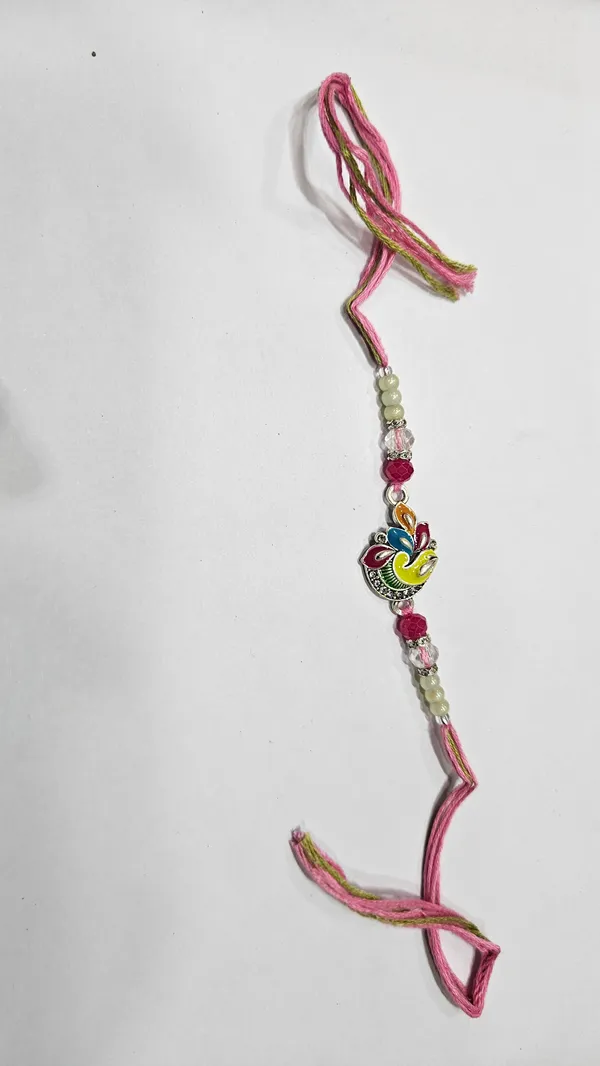 Multicolour_Peacock_Design_Rakhi