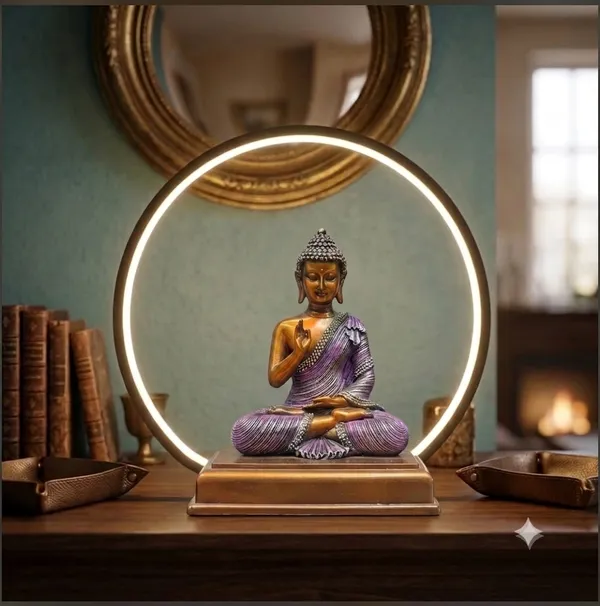Buddha_Meditation_Idol_With_Circular_LED_Halo