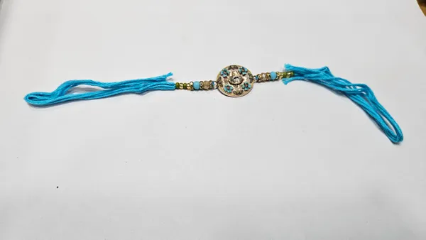Blue_Thread_Decorative_Rakhi_for_Brother