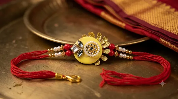 Red_Beaded_Decorative_Rakhi