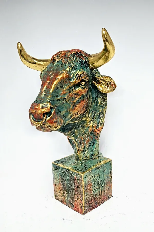 Antique_Finish_Bull_Head_Bust_Showpiece