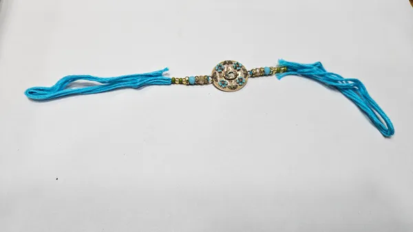 Blue_Thread_Decorative_Rakhi_Bracelet