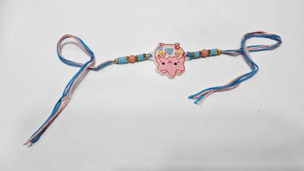 Multicolor_Beaded_Elephant_Rakhi