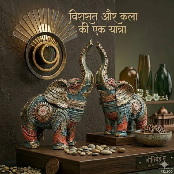 Metal_Traditional_Elephant_Sculpture_Set