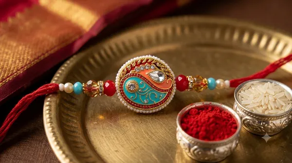 Multicolour_Embellished_Rakhi