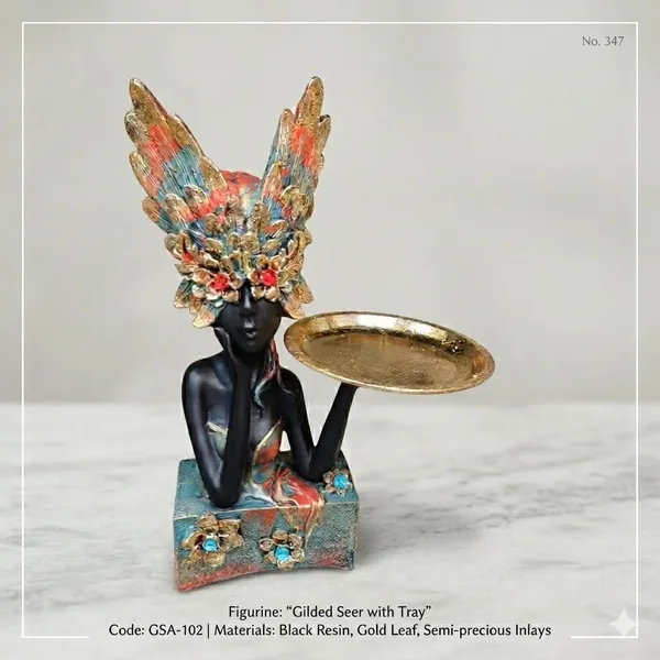 Resin_Gilded_Seer_With_Tray_Figurine