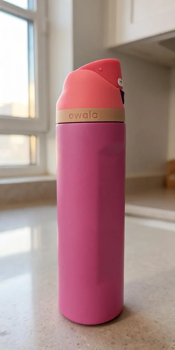Pink_Capsule_Shape_Water_Bottle