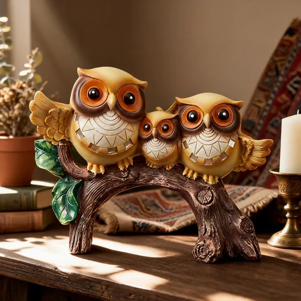 Owl_Family_Branch_Decorative_Figurine