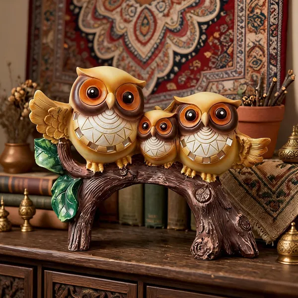 Owl_Family_Branch_Decorative_Figurine