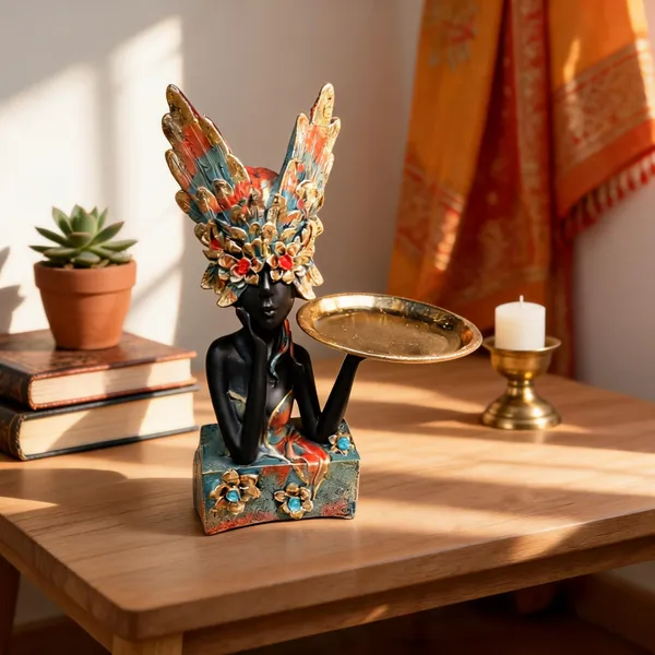 Resin_Gilded_Seer_With_Tray_Figurine