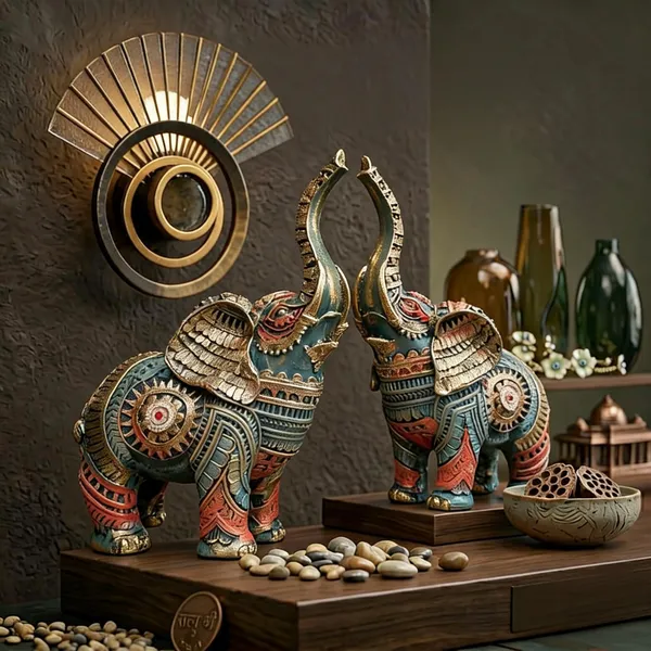 Metal_Traditional_Elephant_Sculpture_Set