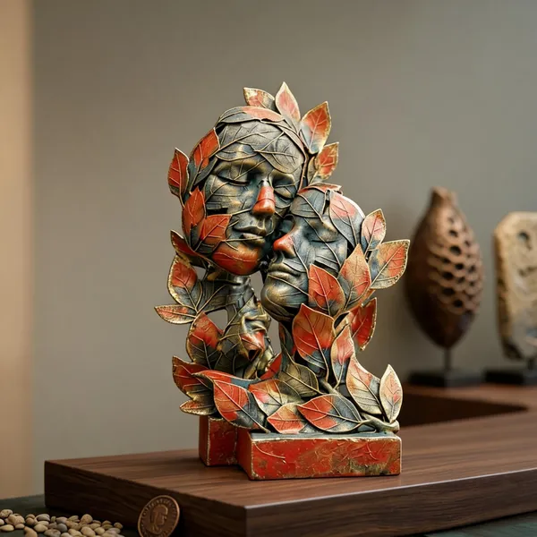 Abstract_Leaf_Adorned_Face_Sculpture