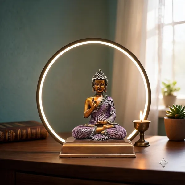 Buddha_Meditation_Idol_With_Circular_LED_Halo