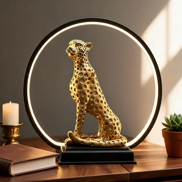 Golden_Jaguar_LED_Decorative_Table_Lamp