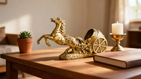 Gold-Tone_Horse_Decorative_Showpiece