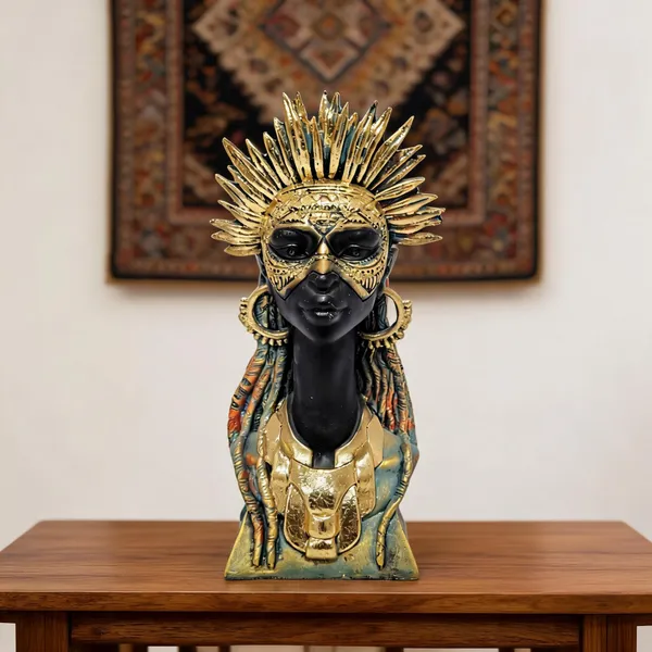 Gold_And_Black_Ornate_Bust_Sculpture