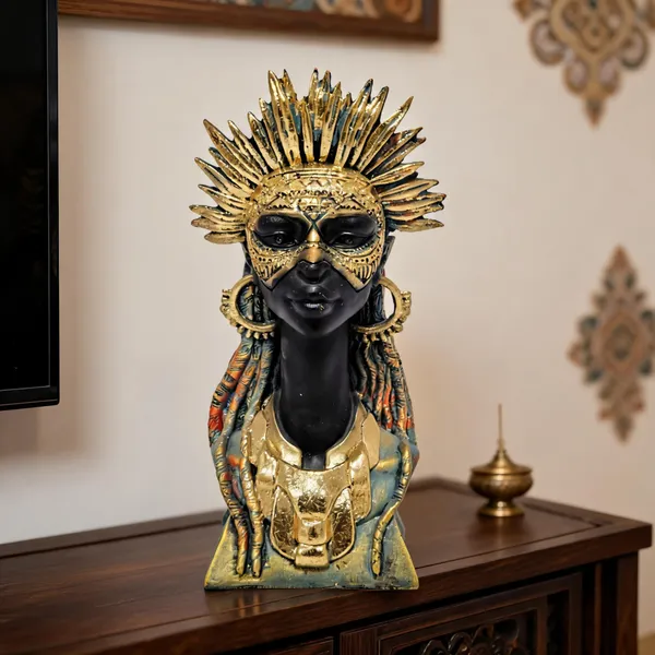 Gold_And_Black_Ornate_Bust_Sculpture