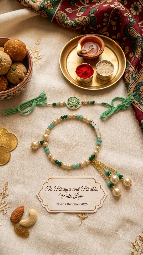 Green_Beaded_Bhaiya_Bhabhi_Rakhi_Set