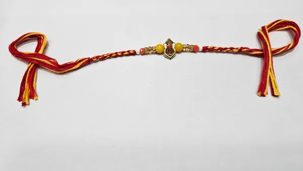 Red_And_Yellow_Braided_Rakhi