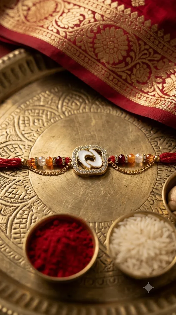 Red_Beaded_Decorative_Rakhi_for_Brother