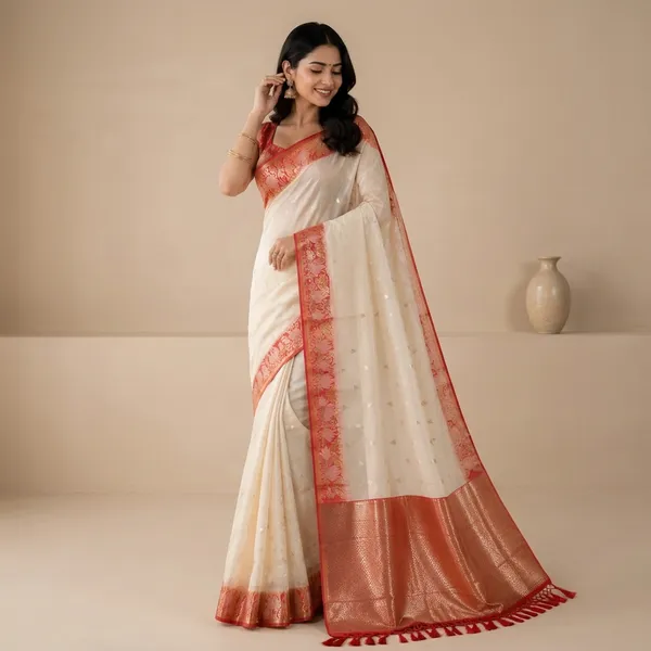 Ivory_Cotton_Woven_Traditional_Saree_For_Women
