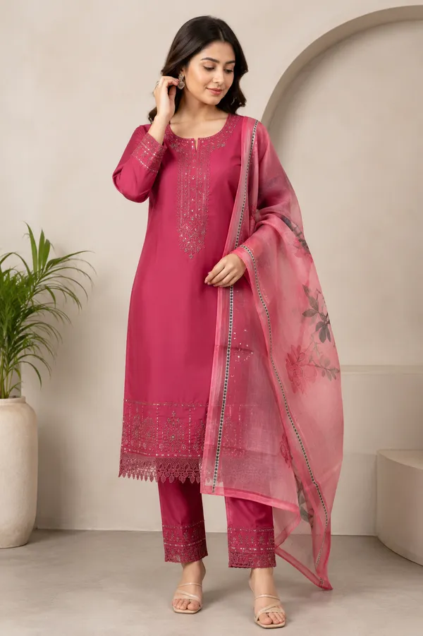 Pink_Cotton_Straight_Embroidered_Kurta_Set_For_Women