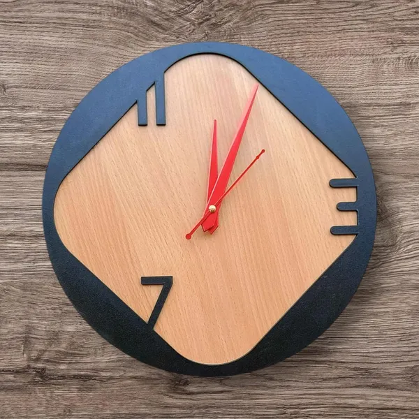 Engineered_Wood_Bohemian_Jute_Detail_Round_Wall_Clock_30Cm