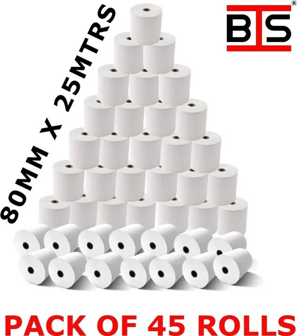 Bis_Pos_Thermal_Paper_Roll_80Mm(3Inch)_X_25Mtrs_50_Gsm_Paper_Roll_(Set_Of_45,_White)