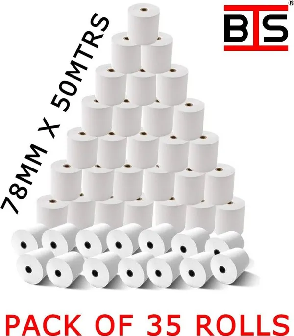 Bis_Pos_Thermal_Paper_Roll_78Mm_X_50M_50Gsm_White_Set_Of_35