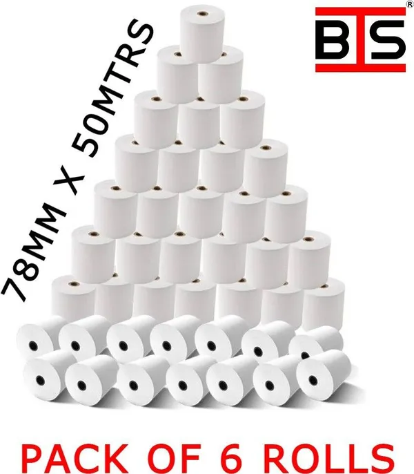 Bis_Pos_Thermal_Paper_Roll_78Mm_X_50M_50Gsm_White_(Set_Of_6)