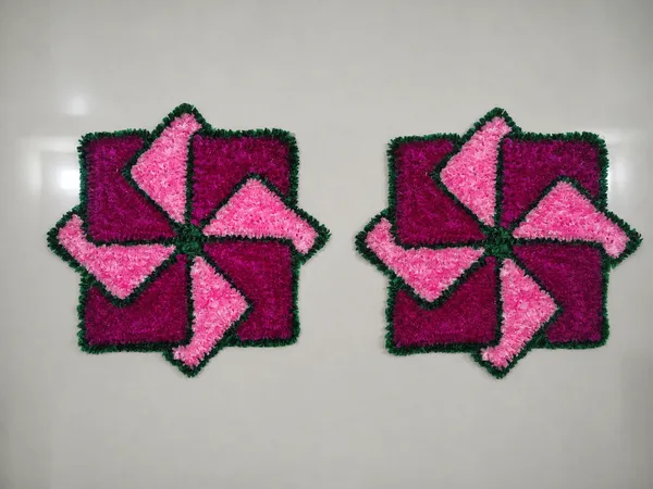 Pink_Premium_Woolen_Swastik_Rangoli_Small_Pack_Of_2